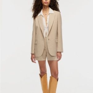 Aritzia Wilfred Flores Blazer in Heather Oat Beige